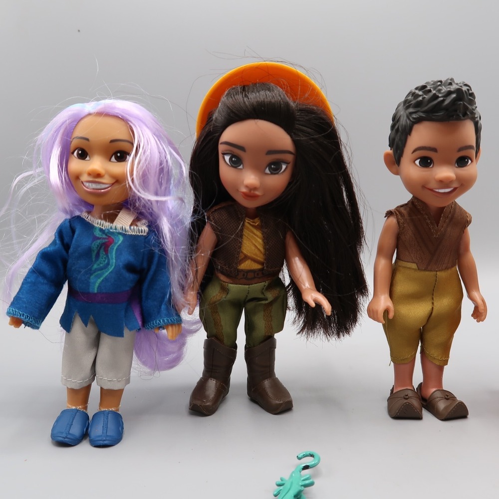 Raya And The‎ Last Dragon Doll Lot Sisu Namaari Raya Small Toddler 6 inch lot
